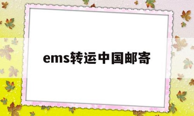 ems转运中国邮寄